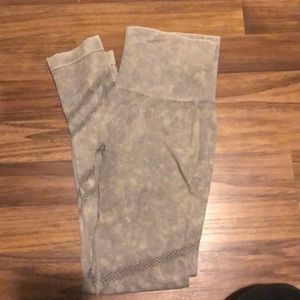 Marbled seamless leggings